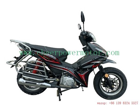 Experimente la máxima comodidad en la carretera con la motocicleta Cub Bigfoot Rest de 125 cc